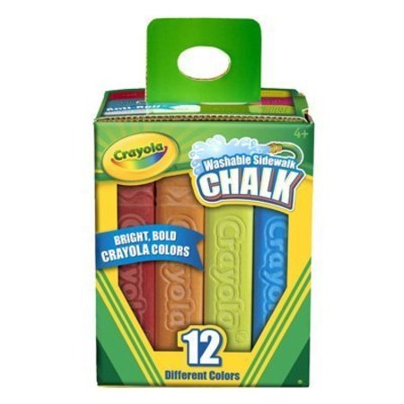 CRAYOLA Cray12CT Sidewalk Chalk 51-2012